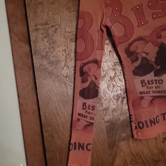 Vintage Graphic Long Sleeve Top M - Picture 4 of 13